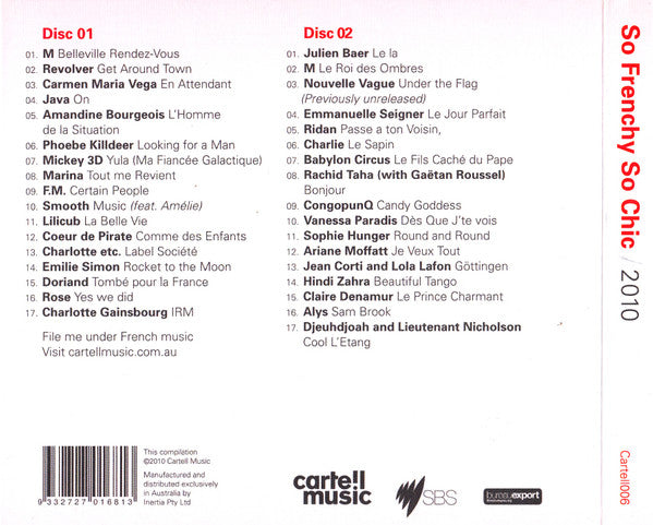 Various : So Frenchy So Chic  (2xCD, Comp)
