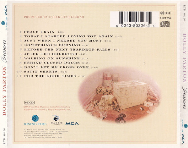 Dolly Parton : Treasures (HDCD, Album)