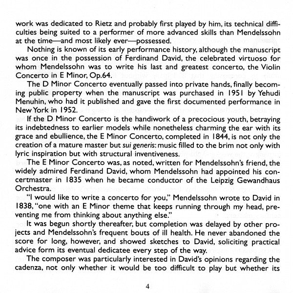 Felix Mendelssohn-Bartholdy, Kyoko Takezawa, Bamberger Symphoniker, Claus Peter Flor : Violin Concertos (CD, Album)