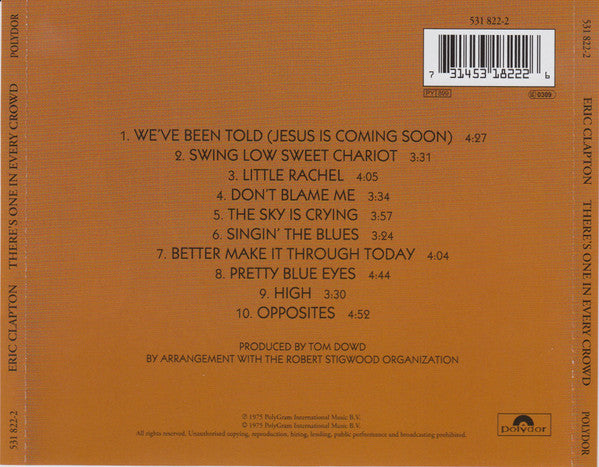 Eric Clapton : There's One In Every Crowd (CD, Album, RE, RM)