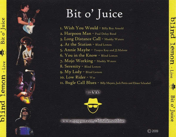 Blind Lemon (2) : Bit O' Juice Live (CD, Album)