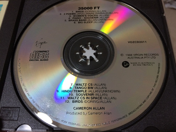 Cameron Allan : 35,000ft (CD, Album)