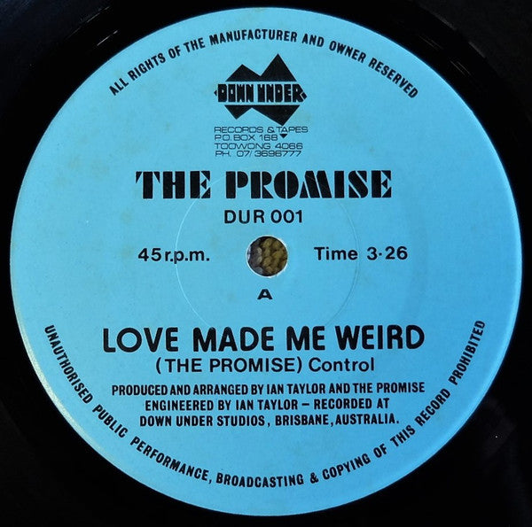 The Promise (3) : (Living In A) Fault Line World (7")