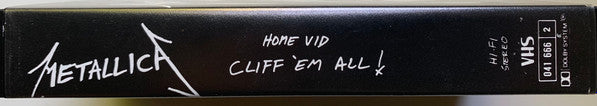 Metallica : Home Vid Cliff 'Em All (VHS)