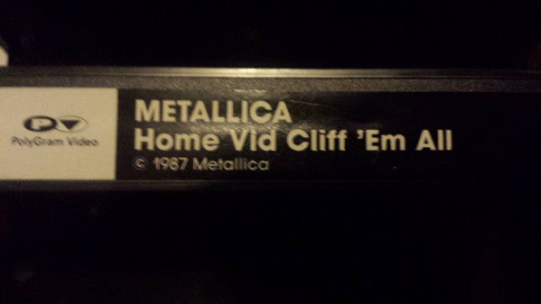 Metallica : Home Vid Cliff 'Em All (VHS)