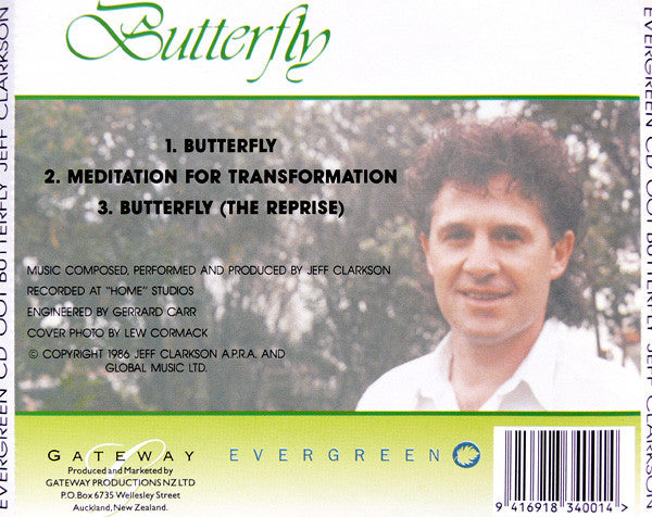 Jeff Clarkson : Butterfly (CD, Album, RE)