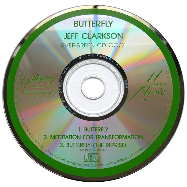Jeff Clarkson : Butterfly (CD, Album, RE)