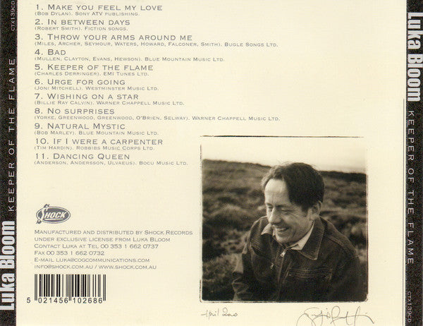 Luka Bloom : Keeper Of The Flame (CD, Album)