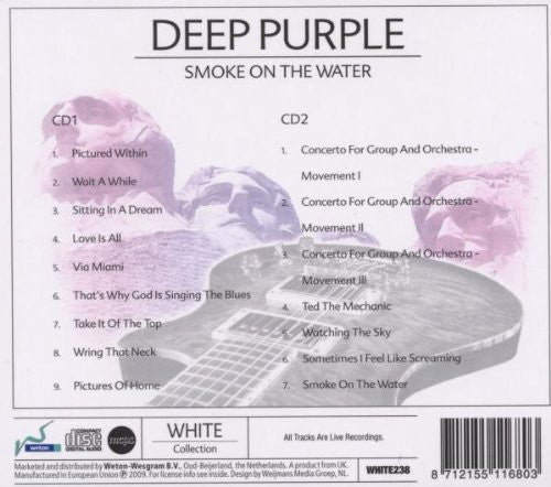 Deep Purple : Smoke On The Water (2xCD, Album, RE)