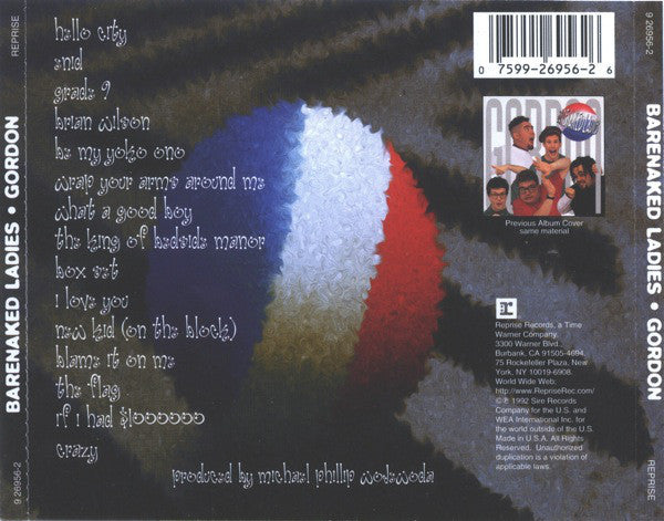 Barenaked Ladies : Gordon (CD, Album, RE)