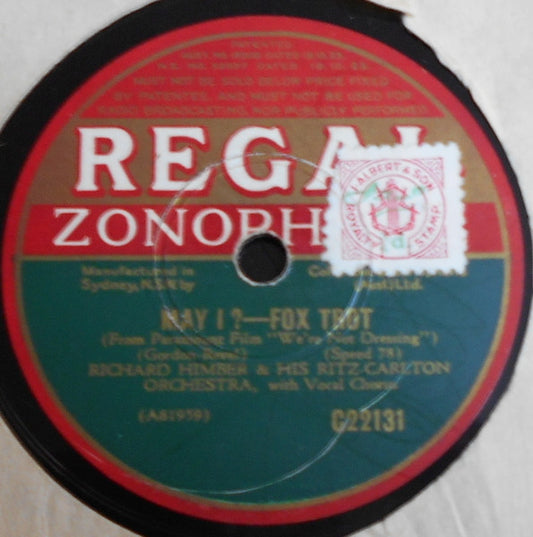 Richard Himber & His Ritz-Carlton Orchestra* : Love Thy Neighbour / May I? (Shellac, 10")