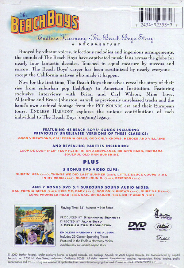 The Beach Boys : Endless Harmony (The Beach Boys Story) (DVD-V)