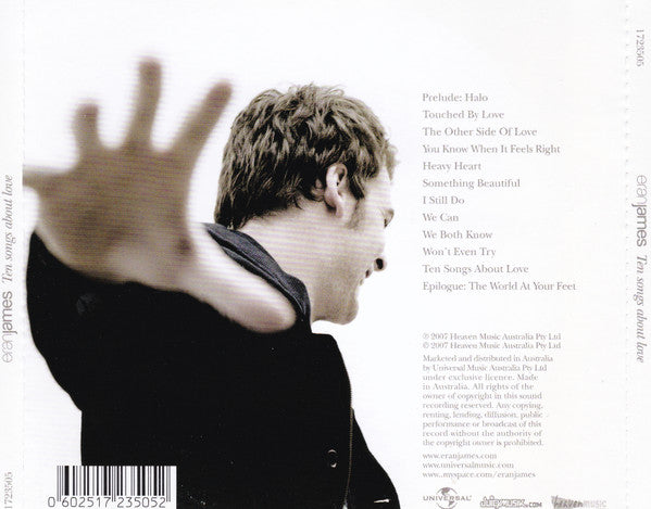 Eran James : Ten Songs About Love (CD, Album)