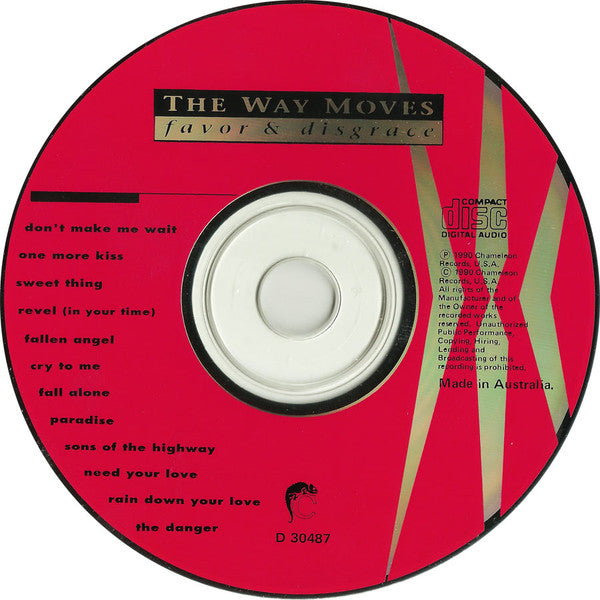 The Way Moves : Favor & Disgrace (CD, Album)
