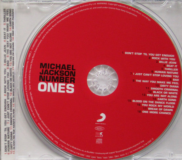 Michael Jackson : Number Ones (CD, Comp, Bad)