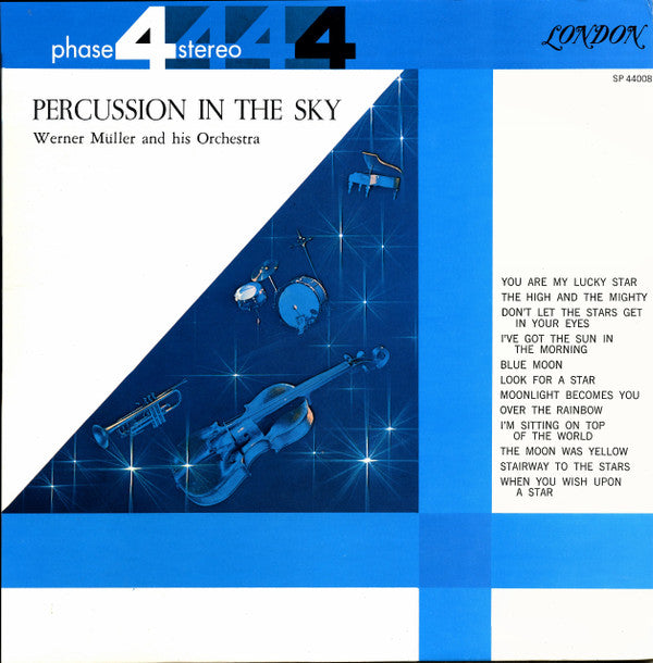 Werner Müller And His Orchestra* : Percussion In The Sky (LP, Album, Gat)
