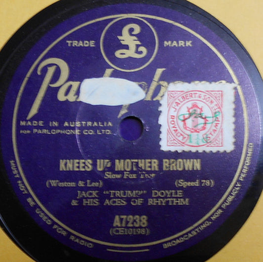 Jack 'Trump' Doyle & His Aces Of Rhythm / Harry Roy And His Orchestra : Knees Up Mother Brown / What Goes Up Must Come Down (Shellac, 10")