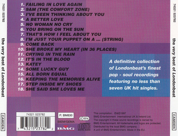 Londonbeat : The Very Best Of (CD, Comp)