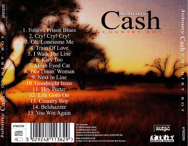 Johnny Cash : Country Boy (CD, Comp)
