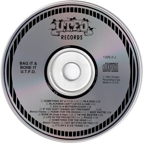 U.T.F.O.* : Bag It & Bone It (CD, Album)