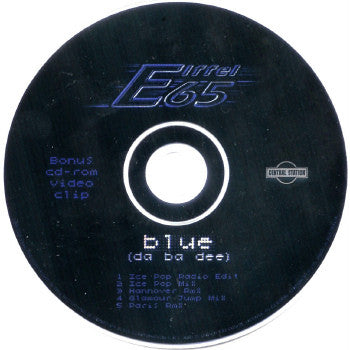 Eiffel 65 : Blue (Da Ba Dee) (CD, Single, Enh)