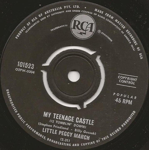 Little Peggy March* : I Wish I Were A Princess (7", Single)
