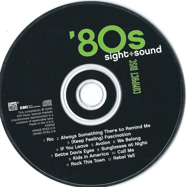 Various : '80s sight+sound (CD, Comp + DVD-V, Comp)