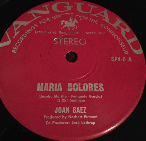 Joan Baez : Maria Dolores (7", Single)