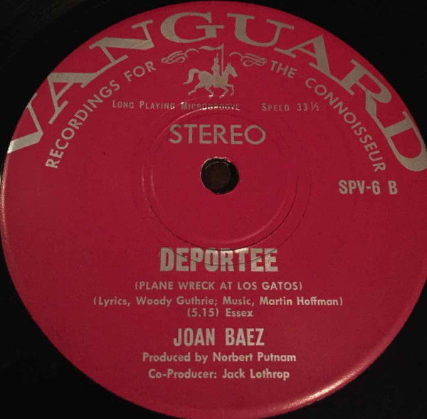 Joan Baez : Maria Dolores (7", Single)