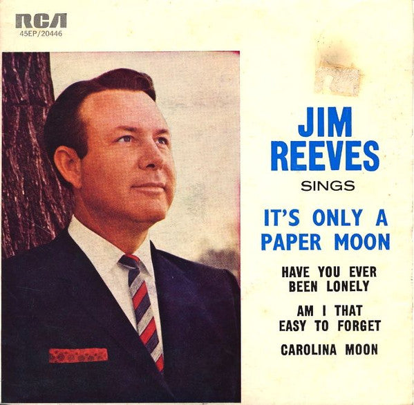 Jim Reeves : It's Only A Paper Moon (7", EP, RE)