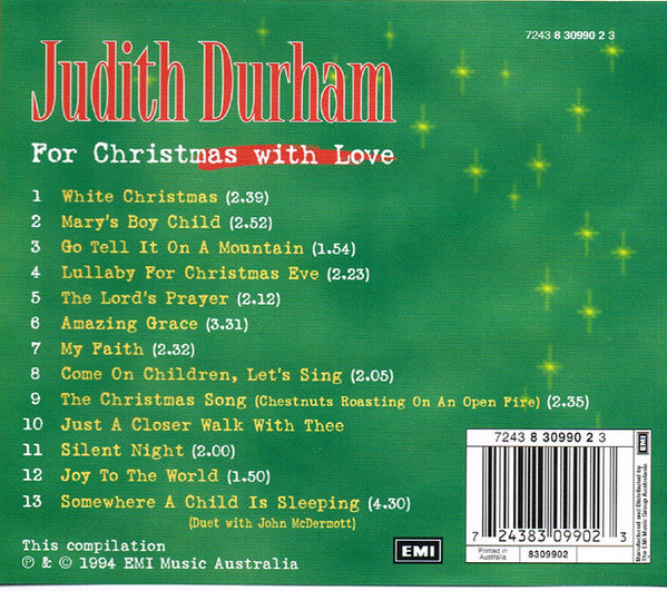 Judith Durham : For Christmas With Love (CD, Album)
