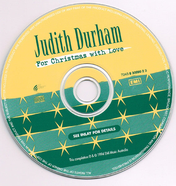 Judith Durham : For Christmas With Love (CD, Album)