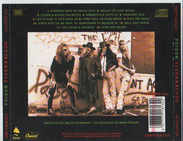 Poison (3) : Flesh & Blood (CD, Album)
