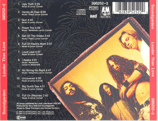 Soundgarden : Louder Than Love (CD, Album, RE, RP)