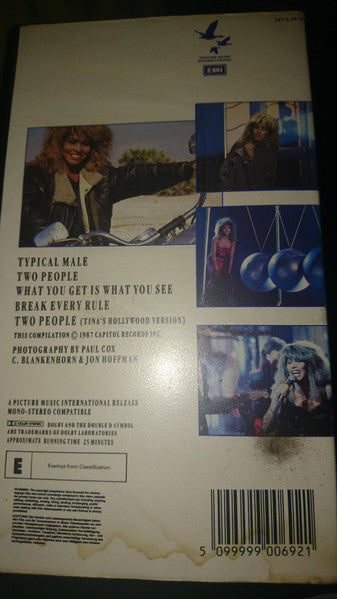 Tina Turner : What You See Is What You Get (VHS, EP, Comp, PAL)