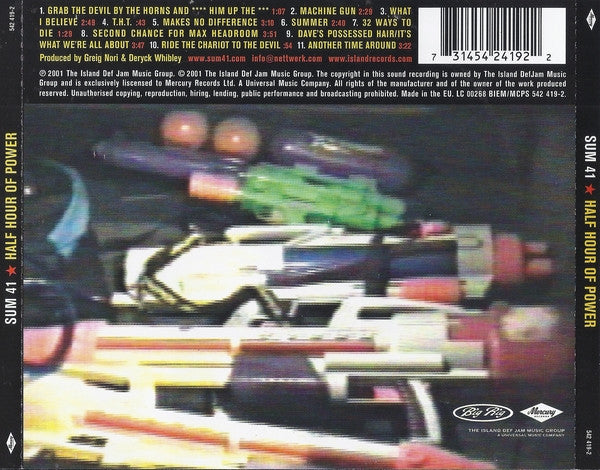 Sum 41 : Half Hour Of Power (CD, EP)