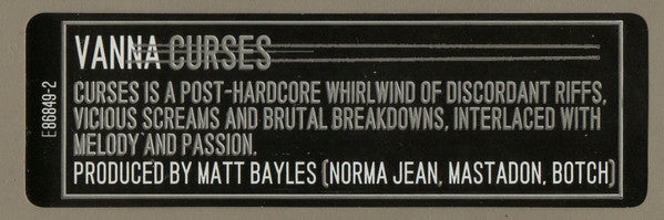 Vanna : Curses (CD, Album)