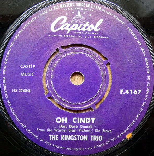The Kingston Trio* : The Tijuana Jail (7", Single)