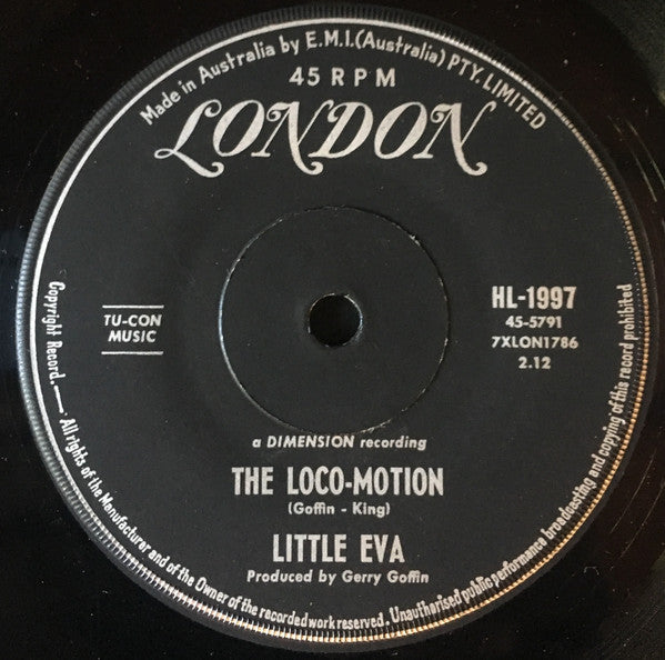 Little Eva : The Loco-Motion (7", Single)