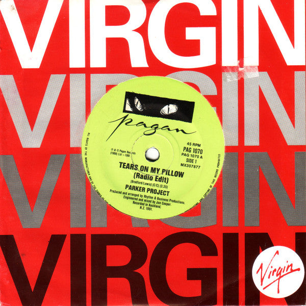 Parker Project : Tears On My Pillow (7", Single)