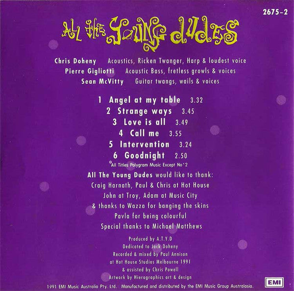 All The Young Dudes : All The Young Dudes (CD, EP)