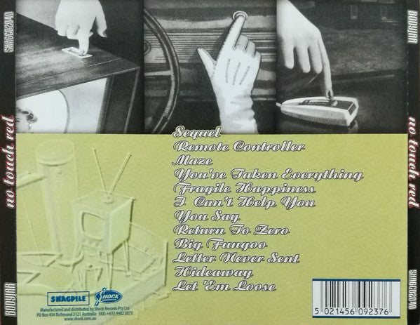 Bodyjar : No Touch Red (CD, Album)