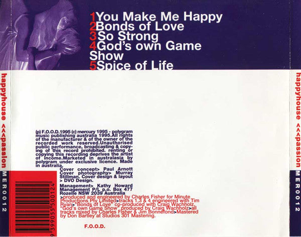 Happy House (4) : Passion (CD, Album)