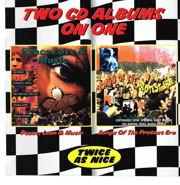 Various : Peace, Love & Music + Songs Of The Protest Era (CD, Comp)