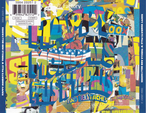 Happy Mondays : Pills 'N' Thrills And Bellyaches (CD, Album, RE, WMM)