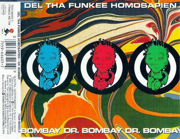 Del Tha Funkee Homosapien : Dr. Bombay (CD, Maxi)