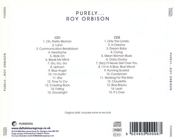 Roy Orbison : Purely... (2xCD, Comp)