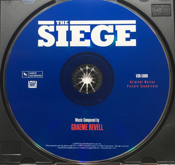 Graeme Revell : The Siege (Original Motion Picture Soundtrack) (CD, Album)