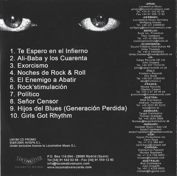 Barón Rojo : Desafio (CD, Album, Promo, RE)