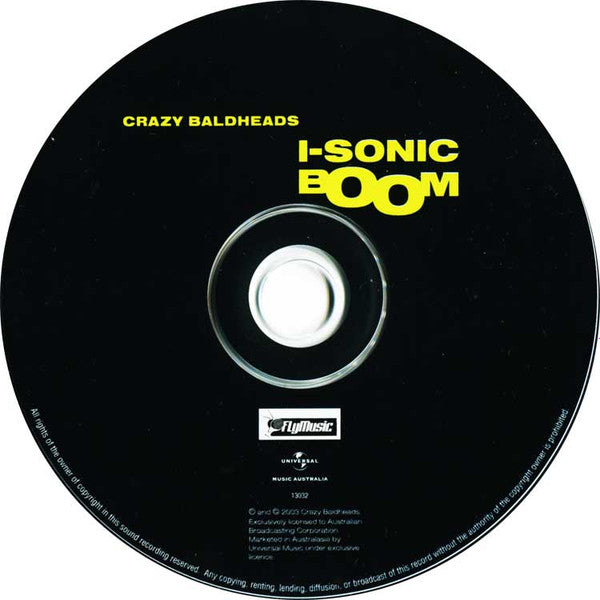 The Crazy Baldheads : I-Sonic Boom (CD, Album)